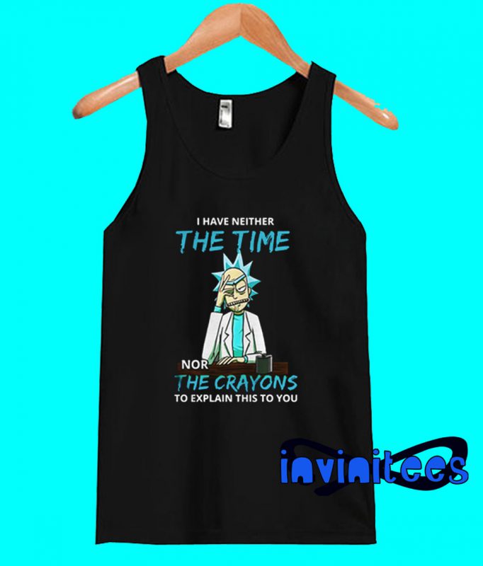 rick morty tank top