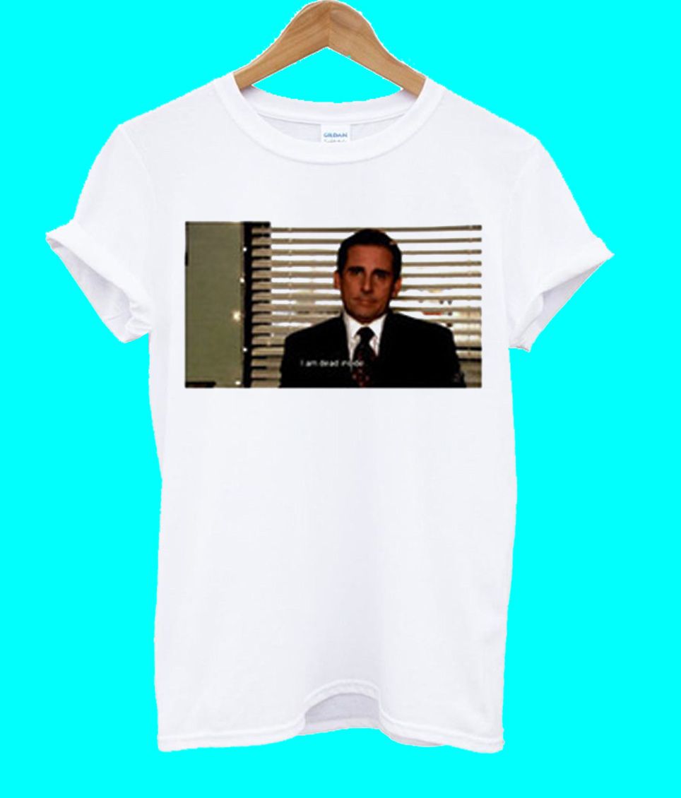 michael scott i am dead inside t shirt