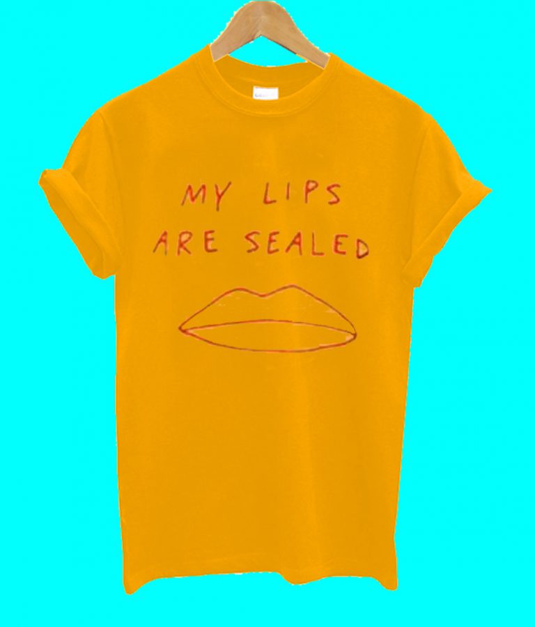 My Lips Are Sealed T Shirt