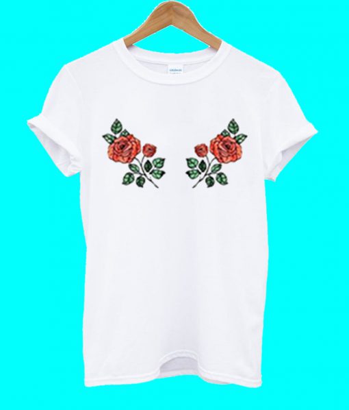  Rose  Flower  T Shirt 