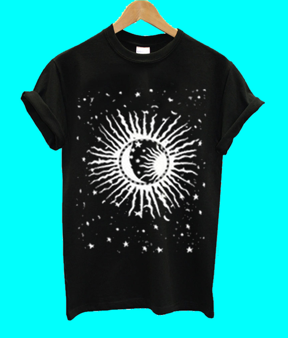 Sun Moon Star T Shirt