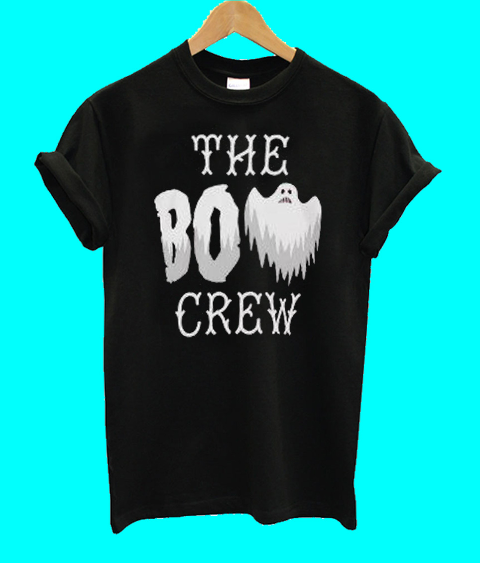 The Boo Crew Spooky Halloween Ghost Costume T Shirt