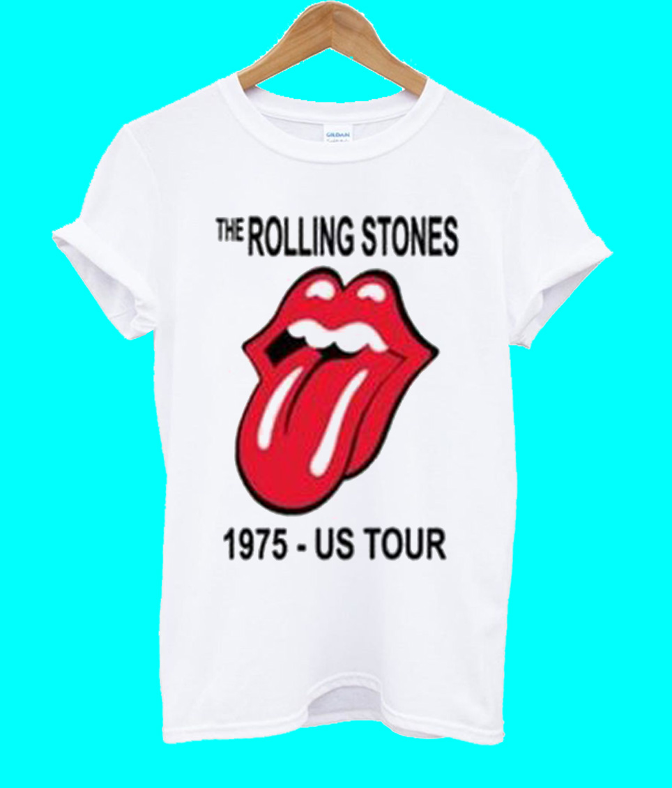 rolling stones 1975 tour t shirt