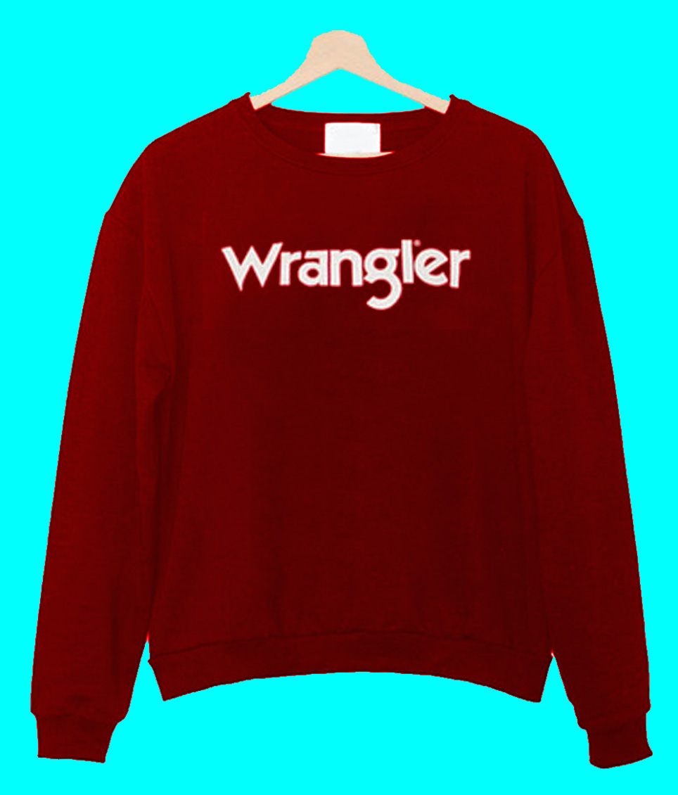 wrangler logo sweatshirt