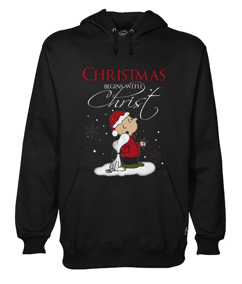 Charlie And Snoopy Christmas Hoodie