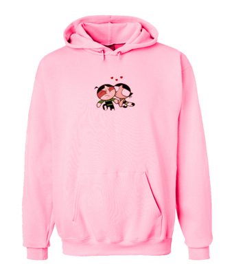 Powerpuff Girl Buttercup Kiss Hoodie