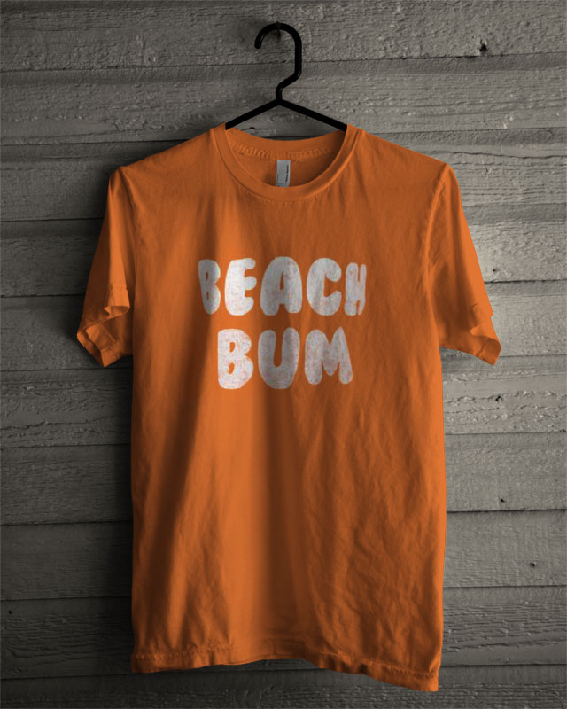 beach bum cat t shirt