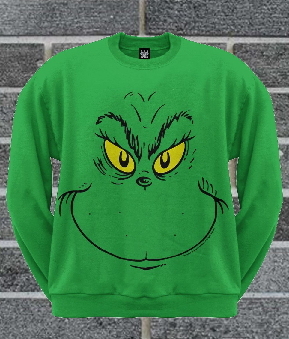 adult grinch sweatshirt