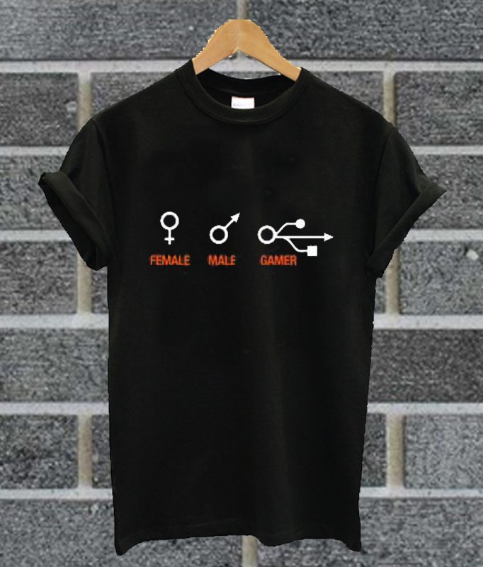 Female Male Gamer T Shirt