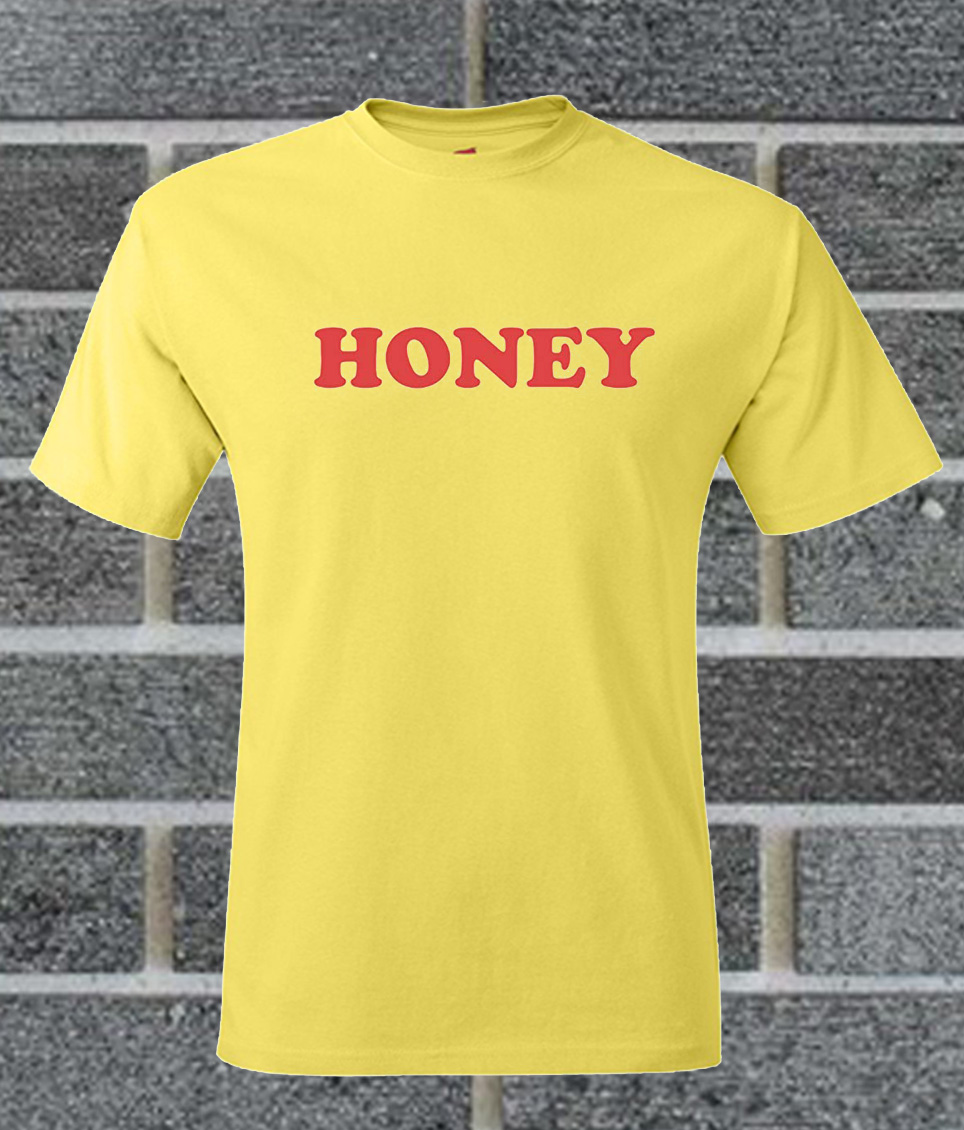 honey color shirt