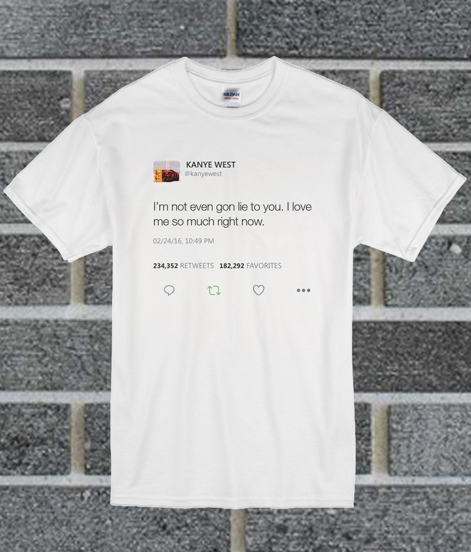 kanye tweet shirts