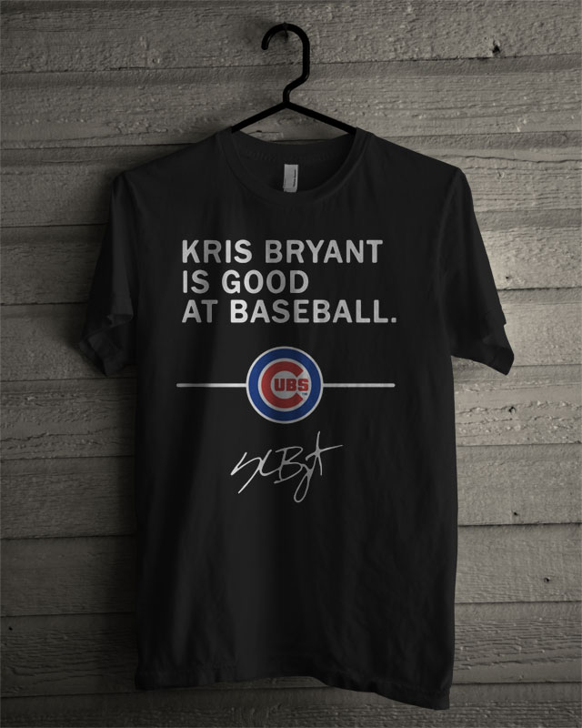 kris bryant tee shirt