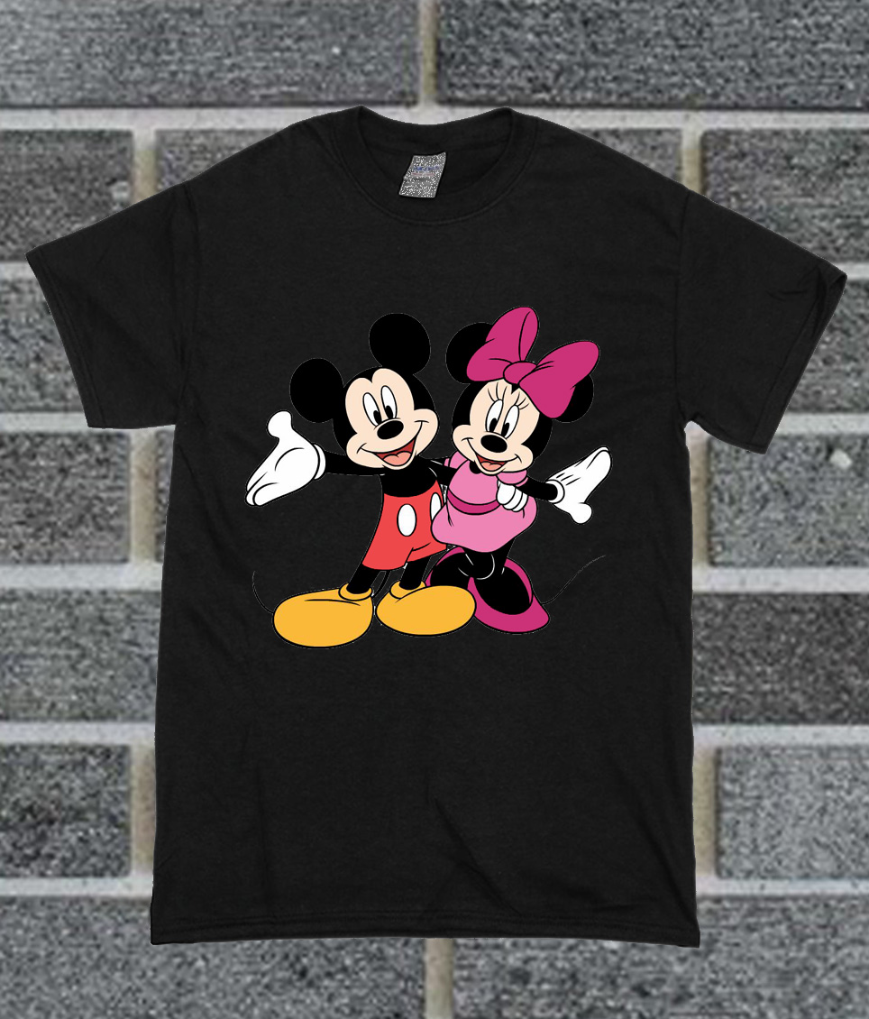 minnie and mickey couple t shirts