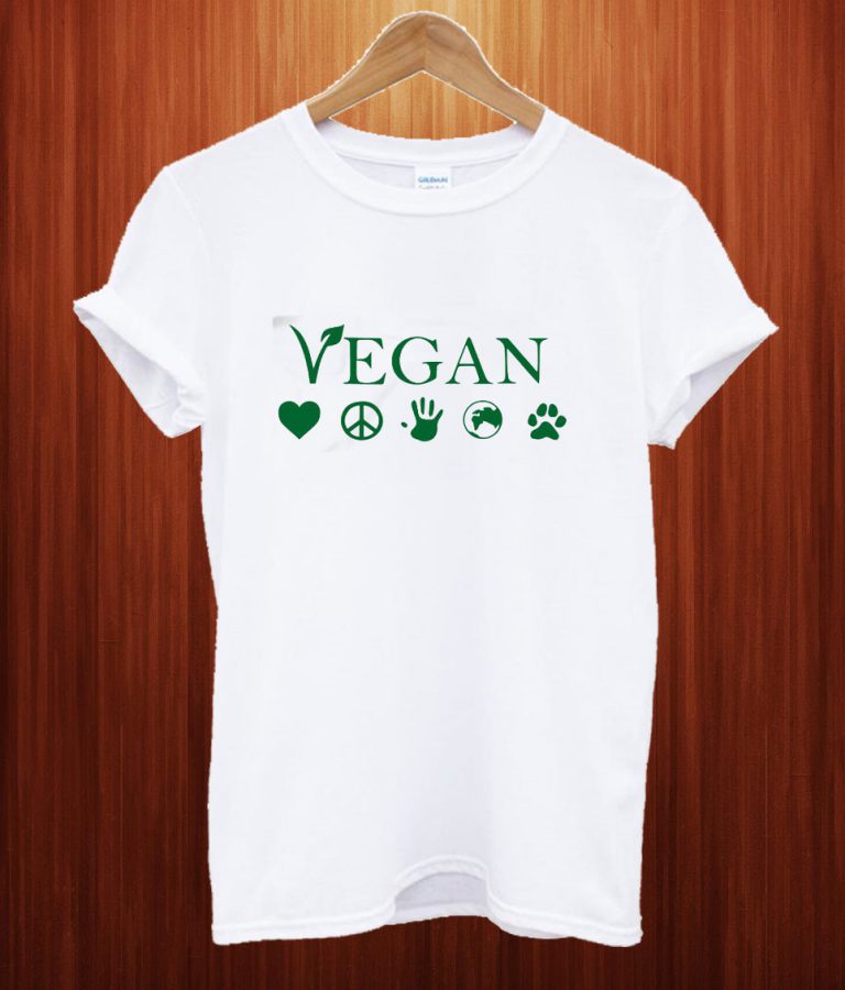 drink champagne eat vegan t shirt