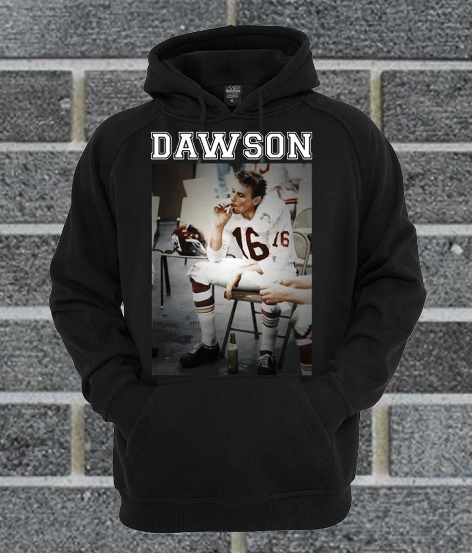 len dawson smoking sweatshirt