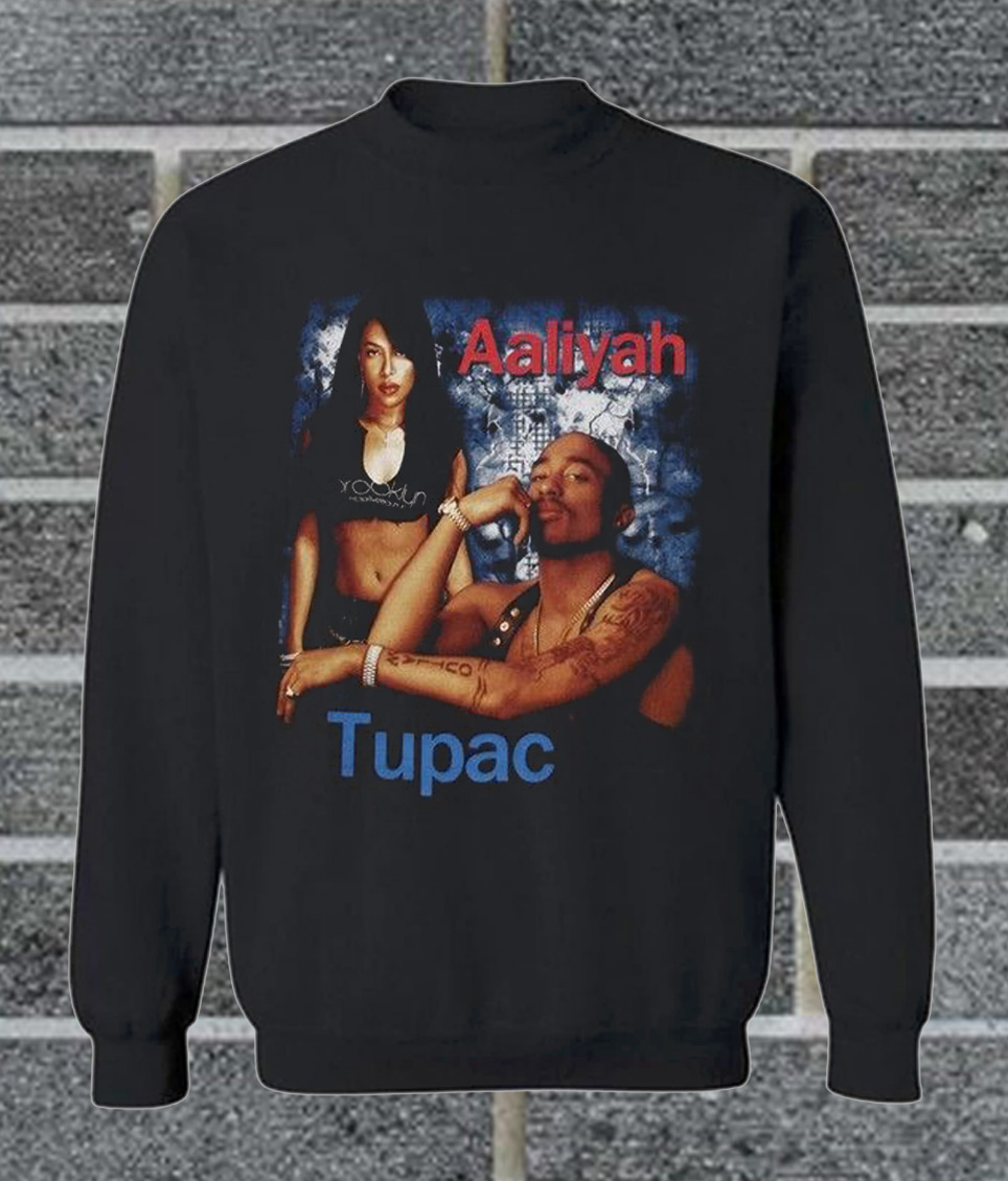 black tupac sweatshirt