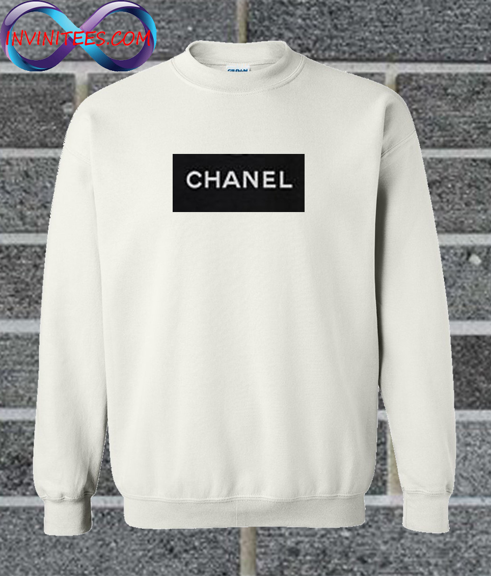 gray chanel sweatshirt