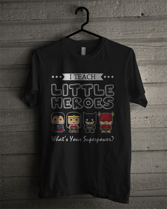 superheroes birthday shirt