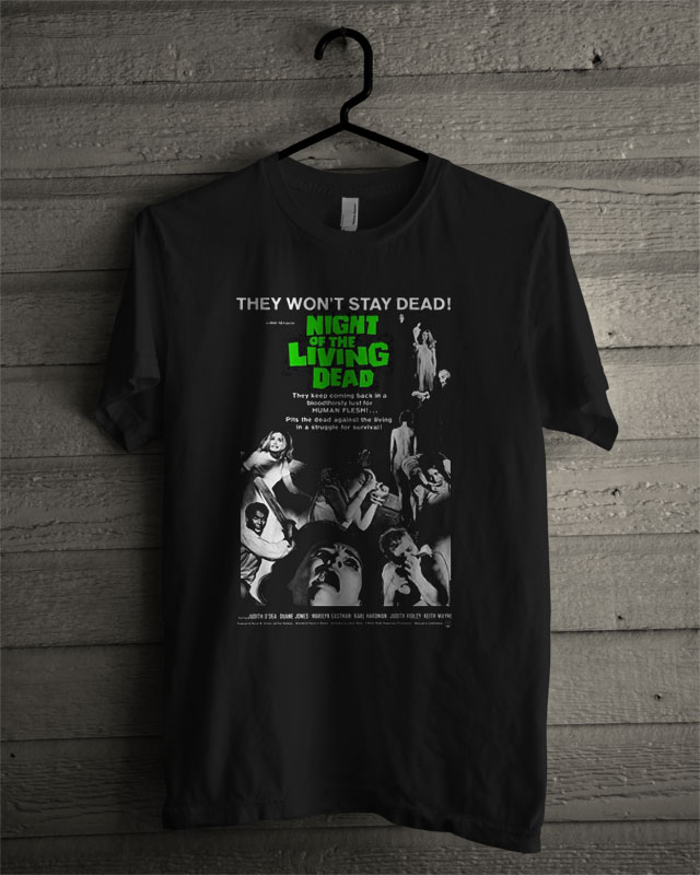 t shirt night of the living dead