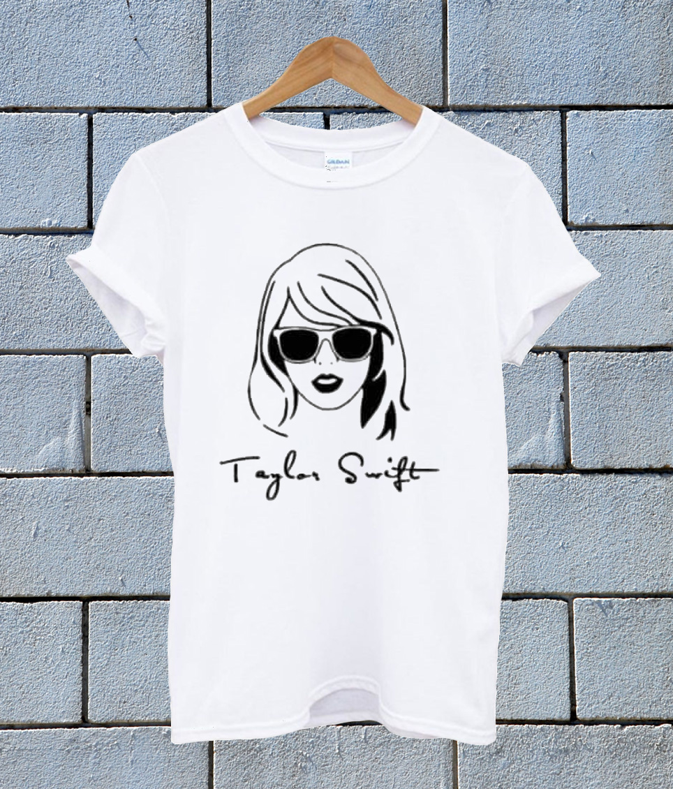Taylor Swift WPAP Style Kids T-Shirt by Lintang Wicaksono - Fine Art America