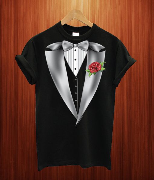 Tuxedo Black Adult T Shirt