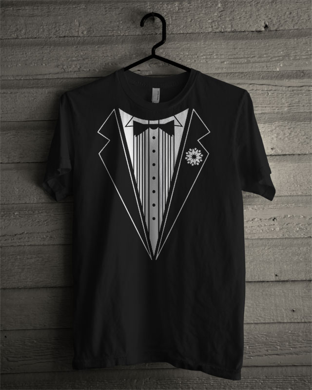 tuxedo like shirt