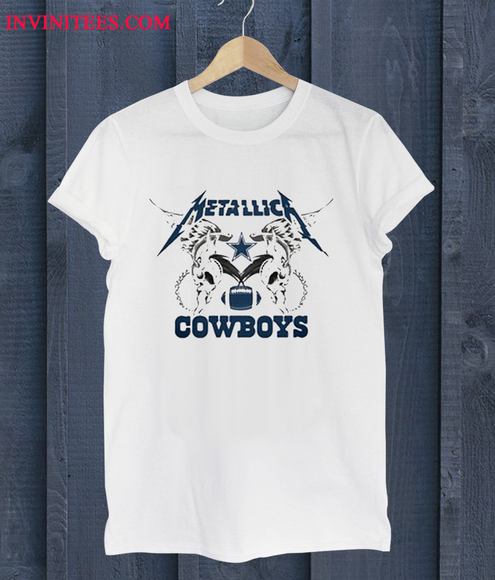 Metallica Dallas Cowboys T Shirt