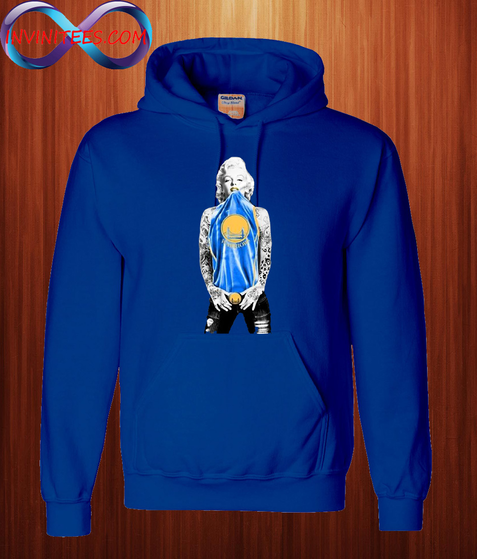 blue marilyn monroe hoodie