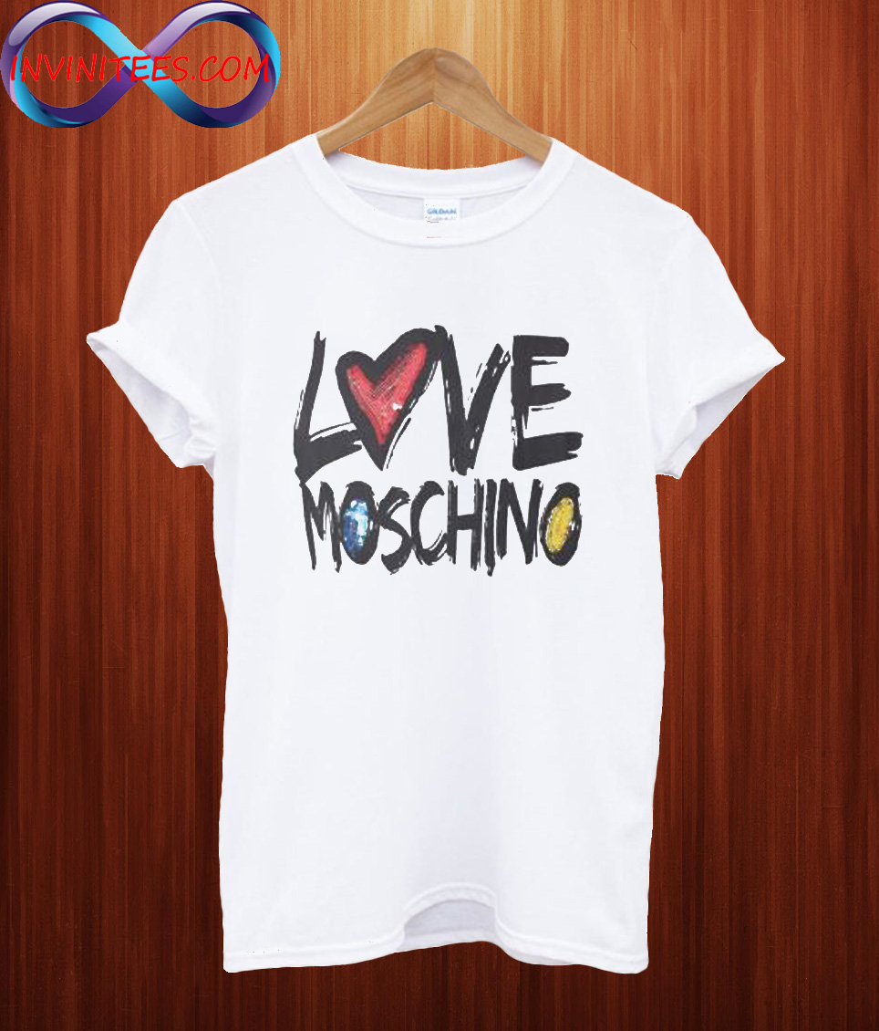 amazing good quality adult beautiful LOVE MOSCHINO T shirt